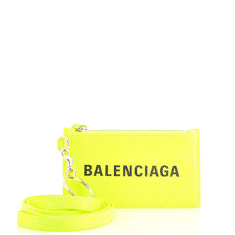 Balenciaga Everyday Lanyard Card Holder Leather