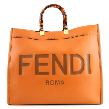 Fendi Sunshine Shopper Tote Leather Large