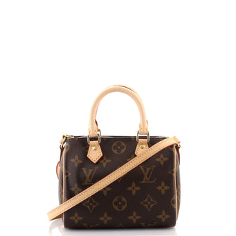 Louis Vuitton Speedy Bandouliere Bag Monogram Canvas Nano