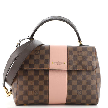 Louis Vuitton Bond Street Handbag Damier with Leather MM