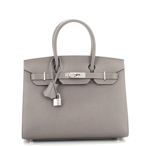 Sold at Auction: Hermes Birkin Handbag Soufre Epsom with Palladium