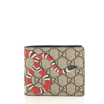 Gucci Bifold Wallet	 Printed GG Coated Canvas