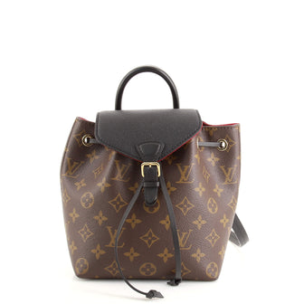Louis Vuitton Montsouris Backpack NM Monogram Canvas with Leather BB