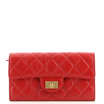 Chanel Reissue Flap Wallet Quilted Aged Calfskin Long