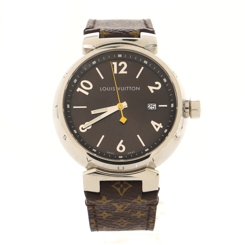 LOUIS VUITTON Watches Q121C/RX1731 Tambour Stainless Steel/rubber