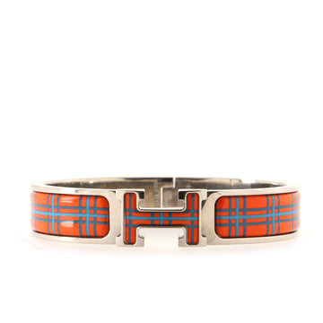 Hermes Clic H Bracelet Printed Enamel Narrow
