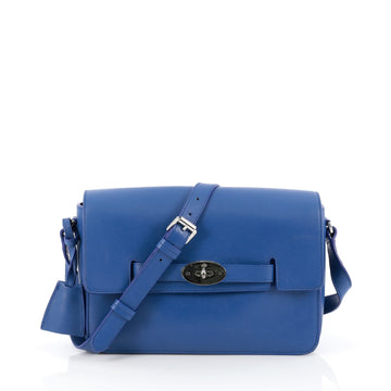 Mulberry Bayswater Shoulder Bag Leather Small Blue