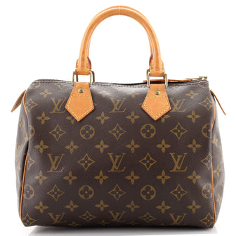 Louis Vuitton Speedy Handbag Monogram Canvas 25