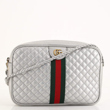 Gucci Trapuntata Camera Bag Quilted Leather Small