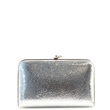 Christian Dior Frame Clutch Leather