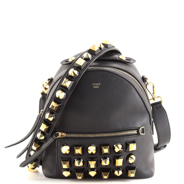 Fendi By The Way Backpack Crossbody Studded Leather Mini