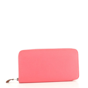 Hermes Azap Zip Around Wallet Silk'in Epsom Long