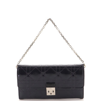 Christian Dior Miss Dior Rendez Vous Chain Wallet Cannage Quilt Patent