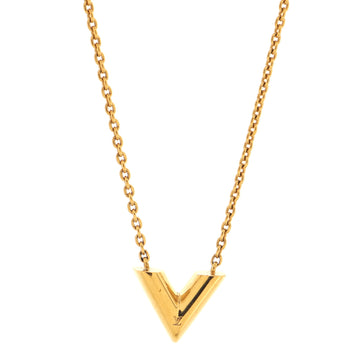 Louis Vuitton Essential V Necklace Metal