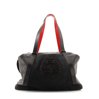 Christian Louboutin Bagdamon Boston Duffle Bag Leather Large
