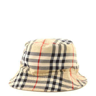 Burberry Bucket Hat Vintage Check Canvas