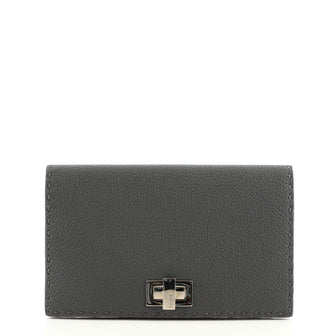 Fendi Selleria Clutch Wallet Leather