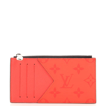 Louis Vuitton Coin Card Holder Monogram Taigarama