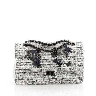 Chanel Garden Charms Reissue 2.55 Handbag Tweed 225 white