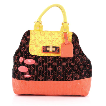 Louis Vuitton Motard Firebird Handbag Limited Edition Monogram Black