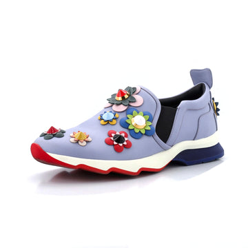 Fendi Women's Flowerland Sneaker Leather with Applique