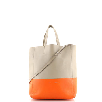 Celine Vertical Bi-Cabas Tote Grained Calfskin Small