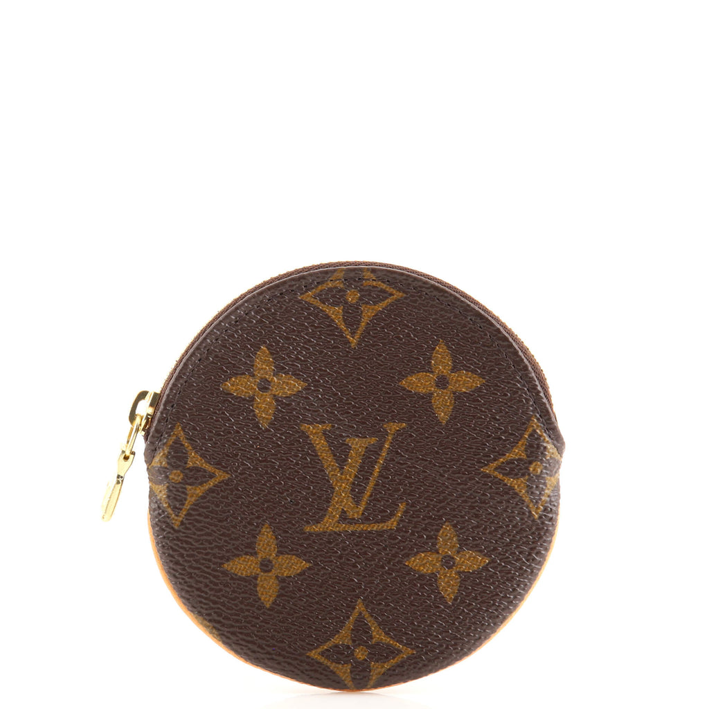Louis Vuitton - Brown Logo Coin Purse – Current Boutique