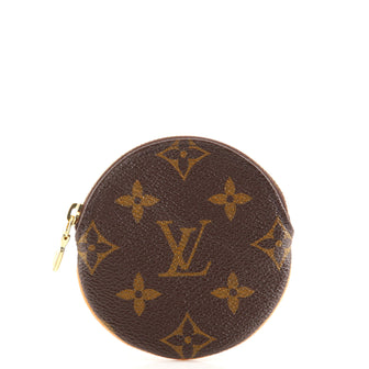 Louis Vuitton Round Coin Purse Monogram Canvas