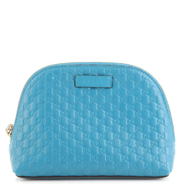 Gucci Cosmetic Case (Outlet) Microguccissima Leather Medium