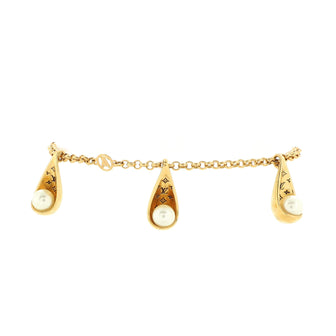Louis Vuitton Pearlygram Supple Bracelet Metal with Faux Pearls