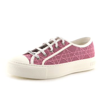 Christian Dior Women's Walk'N'Dior Sneakers Cannage Embroidered Canvas