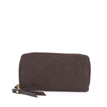 Louis Vuitton Secret Wallet Monogram Empreinte Leather Brown