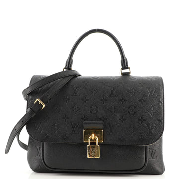 Louis Vuitton Marignan Handbag Monogram Empreinte Leather