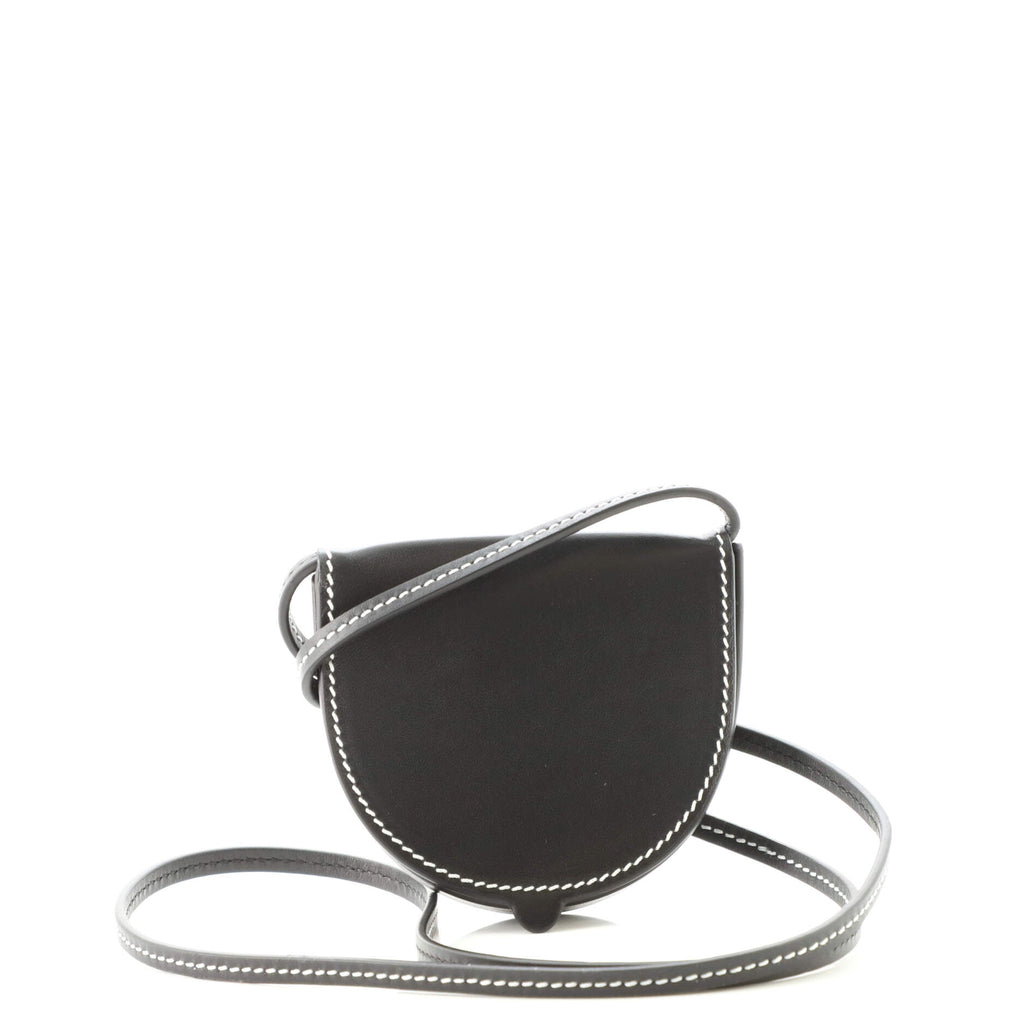 Black Loewe Small Heel Pouch Crossbody Bag