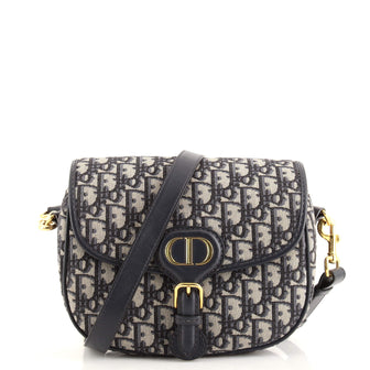Christian Dior Bobby Flap Bag Oblique Canvas Medium
