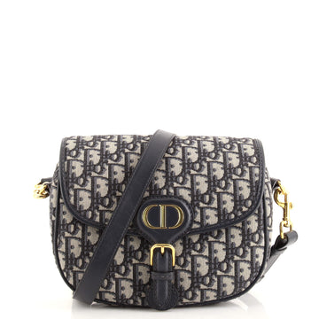 Christian Dior Bobby Flap Bag Oblique Canvas Medium