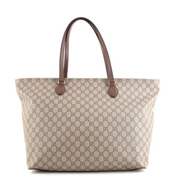 Gucci Ophidia Zip Tote GG Coated Canvas Medium