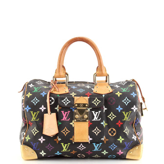 Louis Vuitton Speedy Handbag Monogram Multicolor 30