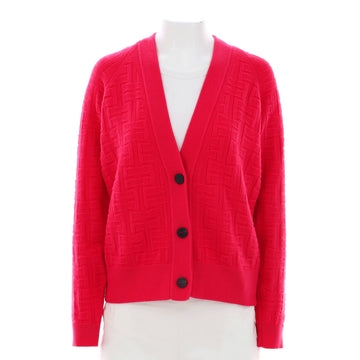 Hermes Women's H Pattern Button Up Cardigan Wool