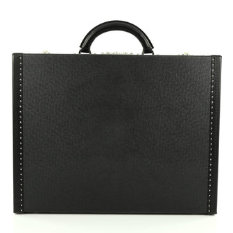 Louis Vuitton President Classeur Briefcase Taiga Leather Black