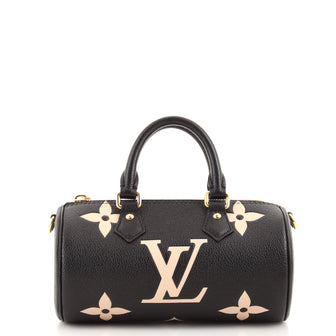 Louis Vuitton Papillon Handbag Bicolor Monogram Empreinte Giant BB