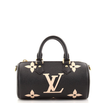 Louis Vuitton Papillon Handbag Bicolor Monogram Empreinte Giant BB