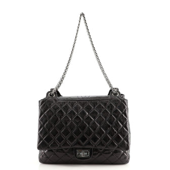Chanel Accordion Reissue Flap Bag Quilted Aged Calfskin Large