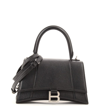 Balenciaga Hourglass Top Handle Bag Leather Small