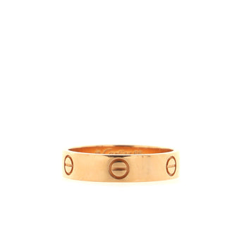 Cartier Love Band Ring 18K Rose Gold