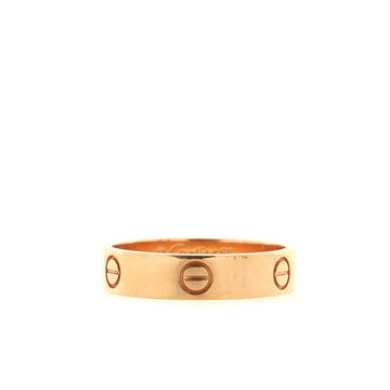 Cartier Love Band Ring 18K Rose Gold