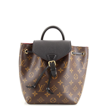 Louis Vuitton Montsouris Backpack NM Monogram Canvas with Leather BB