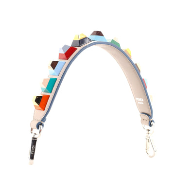 Fendi Mini Strap You Short Shoulder Strap Studded Leather