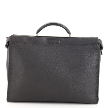 Fendi Selleria Monster Laptop Bag Leather Large
