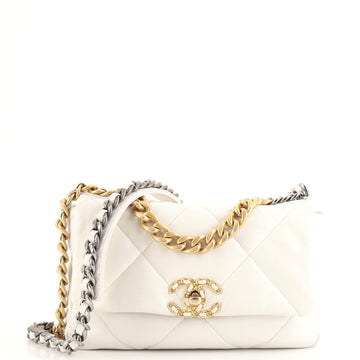 Chanel 19 Flap Bag Quilted Lambskin Medium